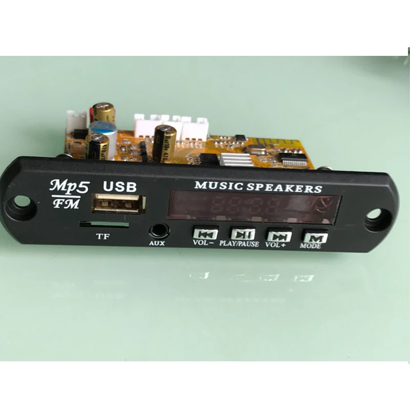 Аудио Видео Bluetooth модуль DAC DTS/AC 3/APE/WAV Car MP4 MP5 USB TF карта плеер DIY динамик