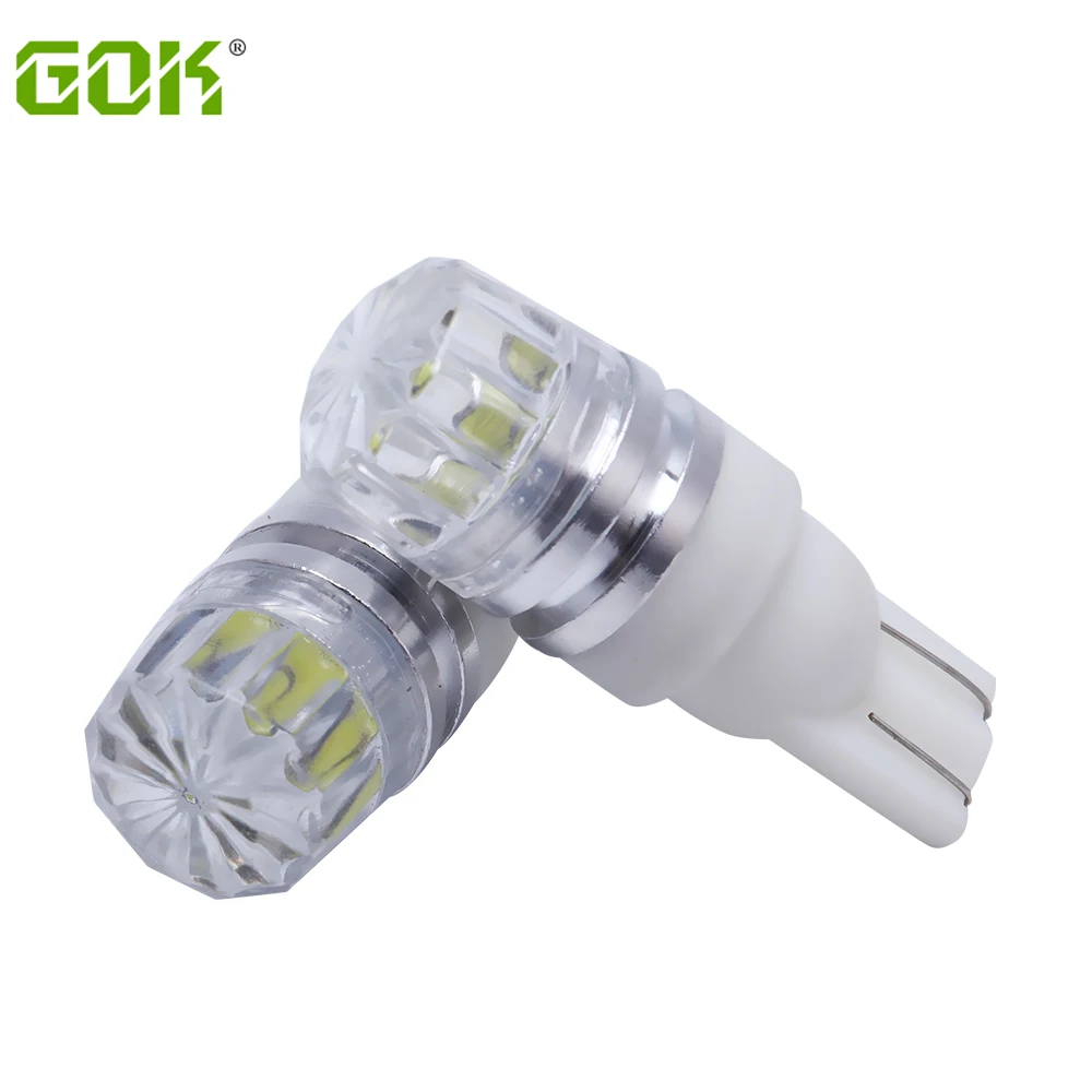 

300 шт. t10 Светодиодные лампы w5w t10 2smd 5730 водить автомобиль T10 база