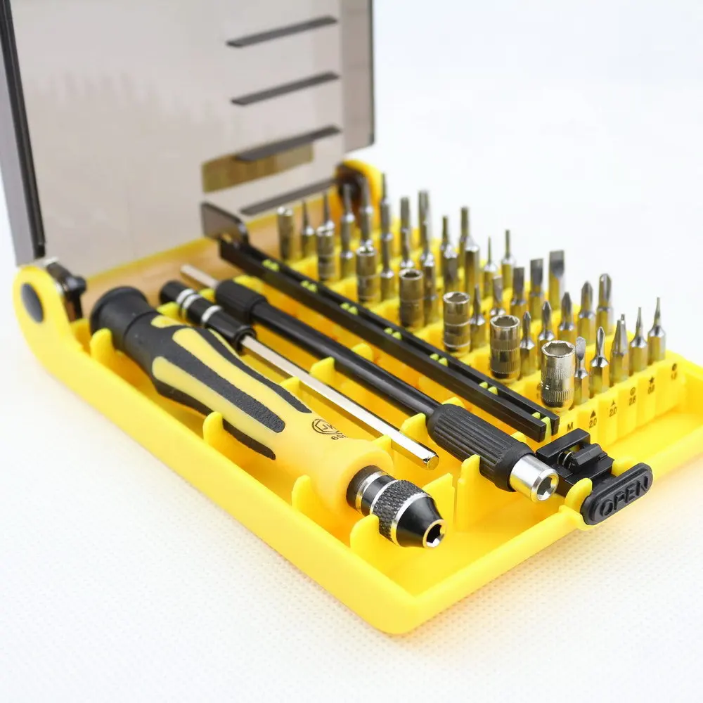 

[Super Deals] Precision 45 In 1 Electron Torx MIni Magnetic Screwdriver Tool Set hand tools Kit Opening Repair Phone Tools