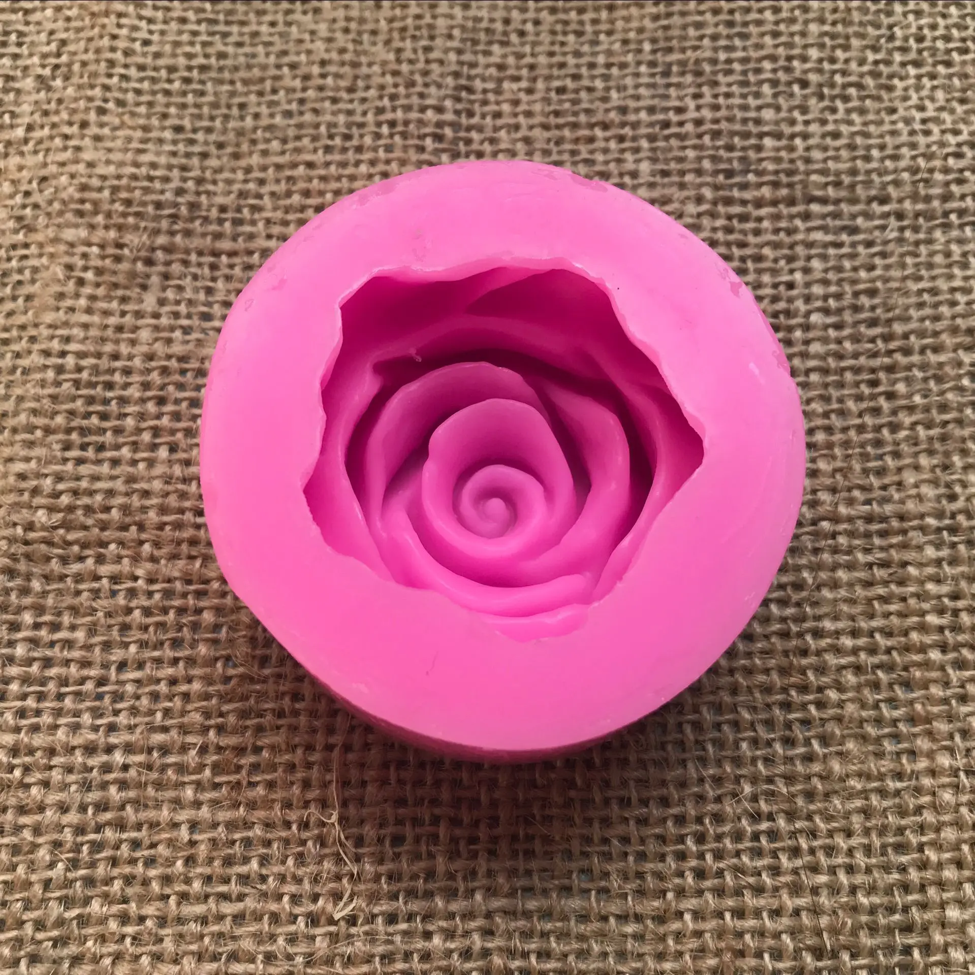 Flower Bloom Rose shape Silicone Fondant Soap 3D Cake Mold Cupcake Jelly Candy Chocolate Decoration Baking Tool Moulds k342