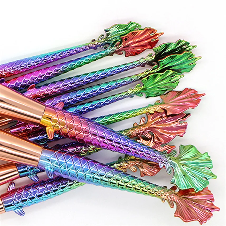 Подходит для быстрого макияжа быстросохнущие 10 шт. макияж русалки основа тени