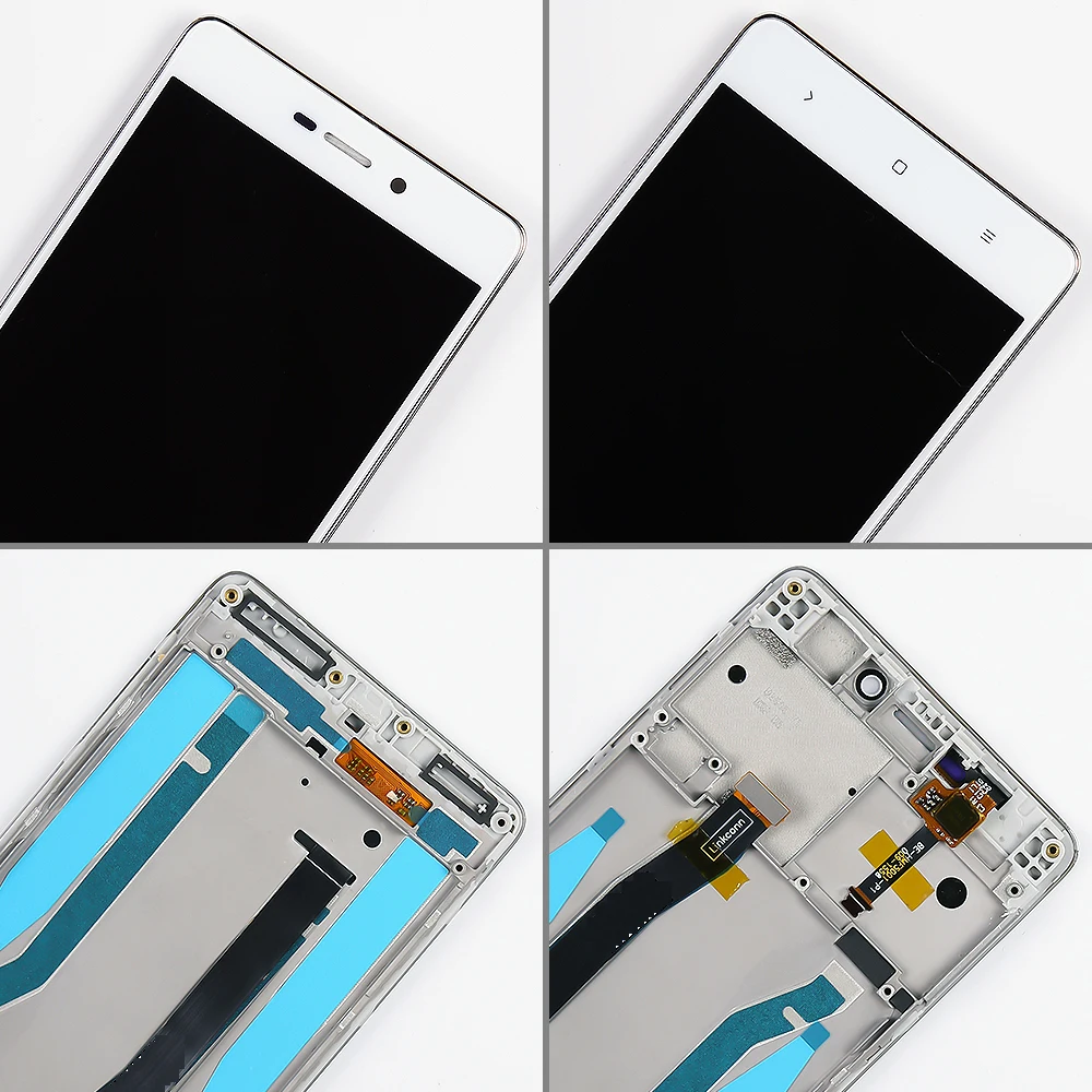5,0 дюймов ЖК-дисплей для Xiaomi Redmi 3 ЖК-дисплей сенсорный экран дигитайзер Рамка сборка стеклянная пленка для Redmi 3S Pro Запасная часть
