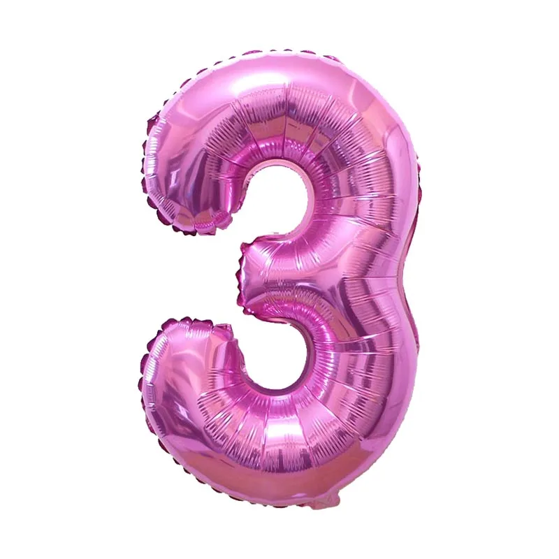 pink3 1 шт. 40 дюймов золотое серебряное число фольгированных шаров 0 1 2 3 цифры Гелиевый шар мой 1-й 30-й день рождения товары для вечеринок юбилейный Декор - Цвет: pink3