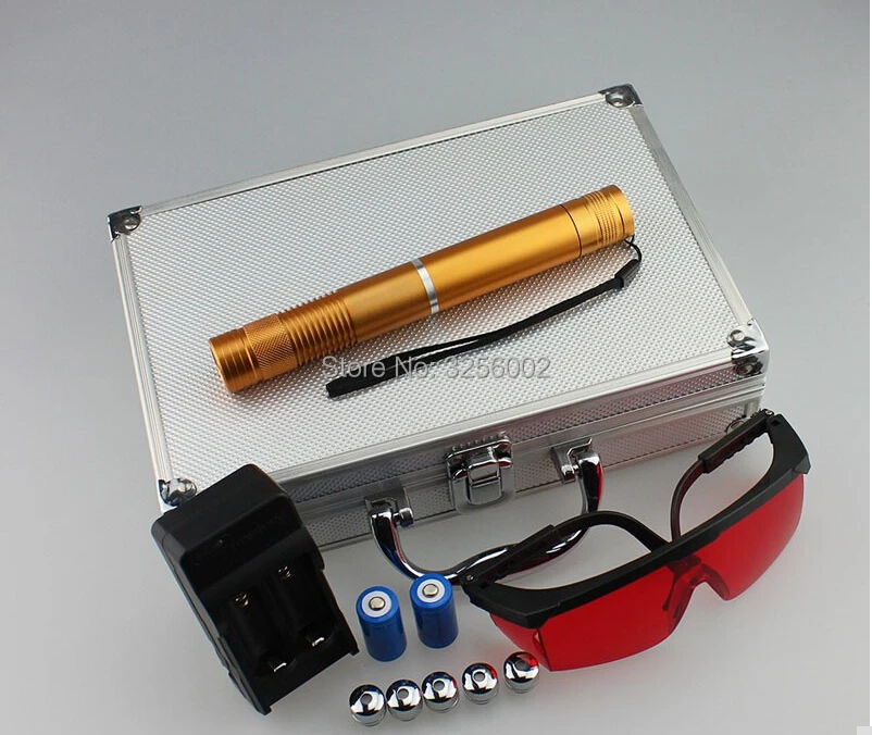 

High power Military 100000m 100W Blue laser pointers 450nm Flashlight Burn match candle lit cigarette wicked Lazer torch+Glasses