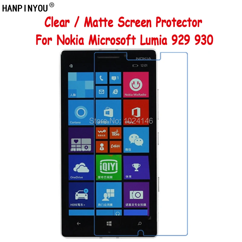 Новая прозрачная/Антибликовая матовая защитная пленка HD для Nokia Lumia 929 930 5 0 &quot с