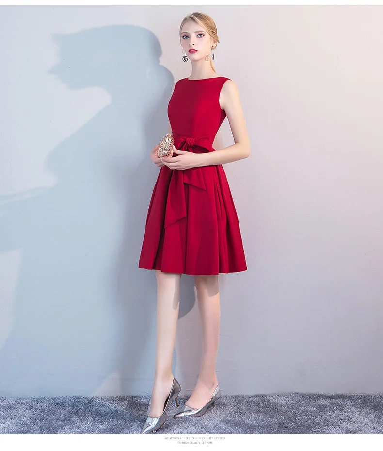 Винные красные коктейльные платья weiyin женские без рукавов Короткие Vestidos сексуальные коктейльные платья для выпускного вечера WY878