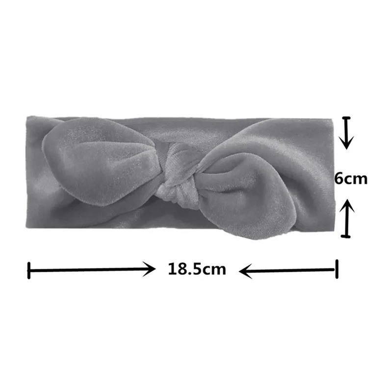 Милая повязка на голову с кроличьими ушами для маленьких девочек головной убор