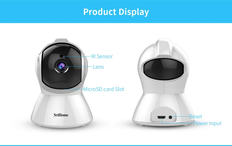 AI Body Auto-tracking IP камера Умный дом Wifi 1080P CCTV камера H.265 для помещений, ночное видение, сигнализация, обнаружение движения, детский монитор