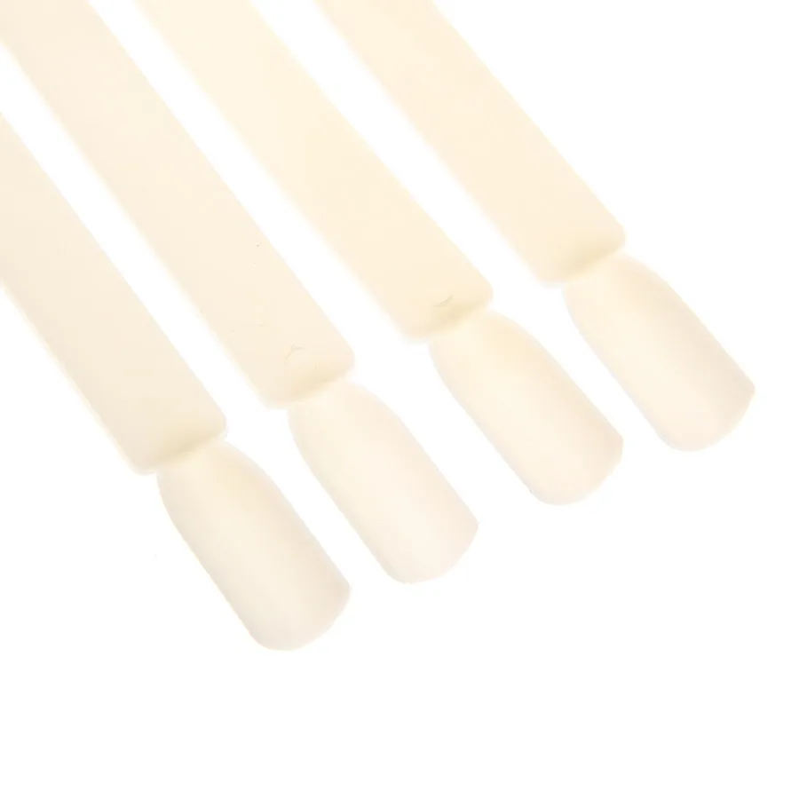 50 шт./упак. Акриловые искусственные накладные ногти веерообразные для дизайна