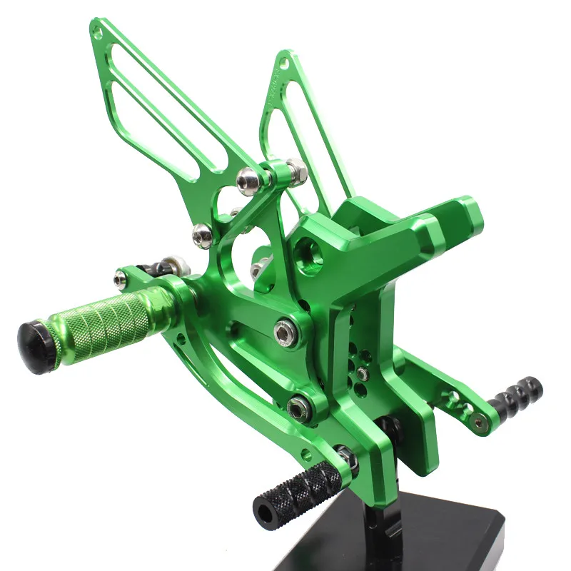 FX CNC Алюминий Регулируемые подножки для мотоцикла задний комплект ножная педаль
