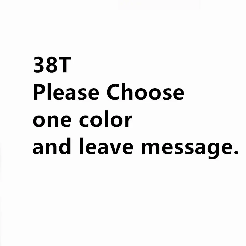 38t message color Круглая Звездочка с улиткой для Shimano M7000 M8000 M9000 30 T/32 T/34 T/36 T/38 T 96 BCD велосипедная Звездочка с зубчатой пластиной 96bcd - Цвет: 38t message color