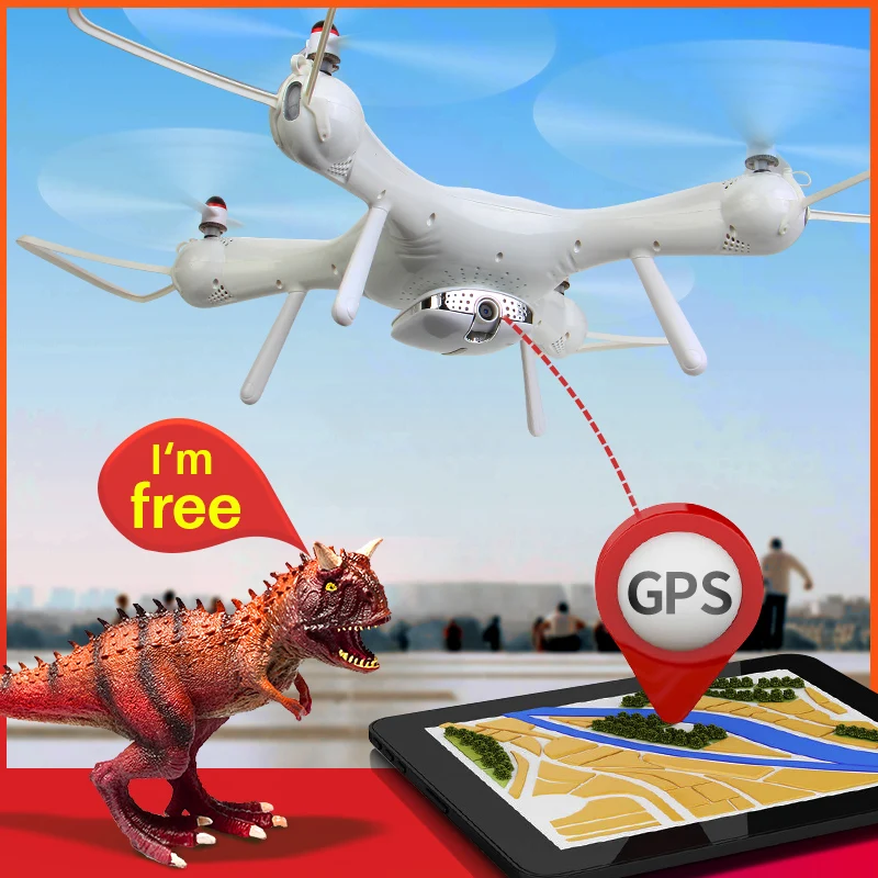 SYMA X25PRO двойной gps 4 х канальный FPV в режиме реального времени RC Quadcopter с 720p HD Wi Fi