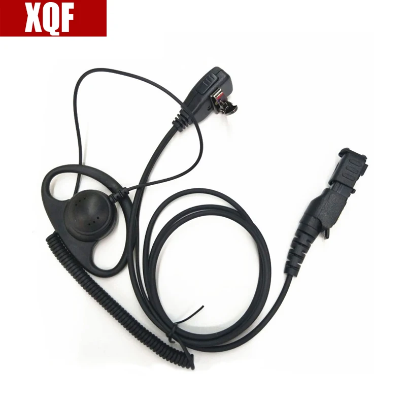 XQF D гарнитура наушники для Motorola Walkie Talkie Radio XPR3300 XPR3500 XIR P6620 E8600 P8260 P6600 P8668|earphone for walkie