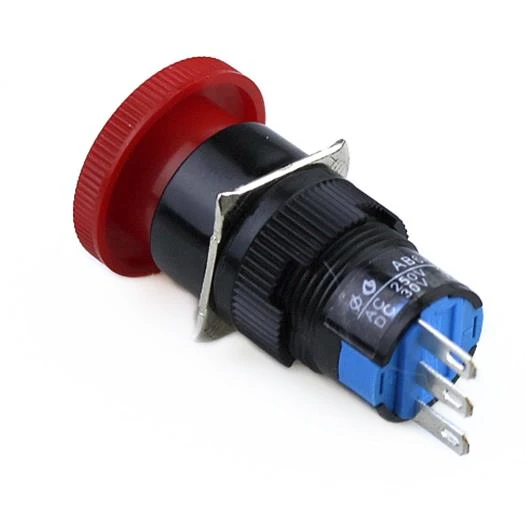 1 шт. красный гриб DC 30V 3A/AC 250V 1A Кнопка аварийной остановки