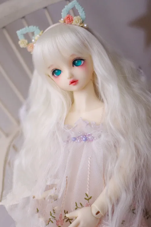 

BJD doll wigs Imitation mohair wave hair available for 1/6 1/4 1/3 BJD DD SD doll accessories soft hair wigs