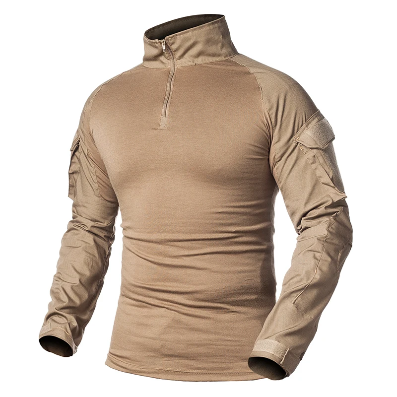Refire gear армейская Боевая Футболка мужская тактическая футболка с длинным рукавом Однотонная хлопковая Военная Рубашка мужская темно-синяя охотничья страйкбольная футболка