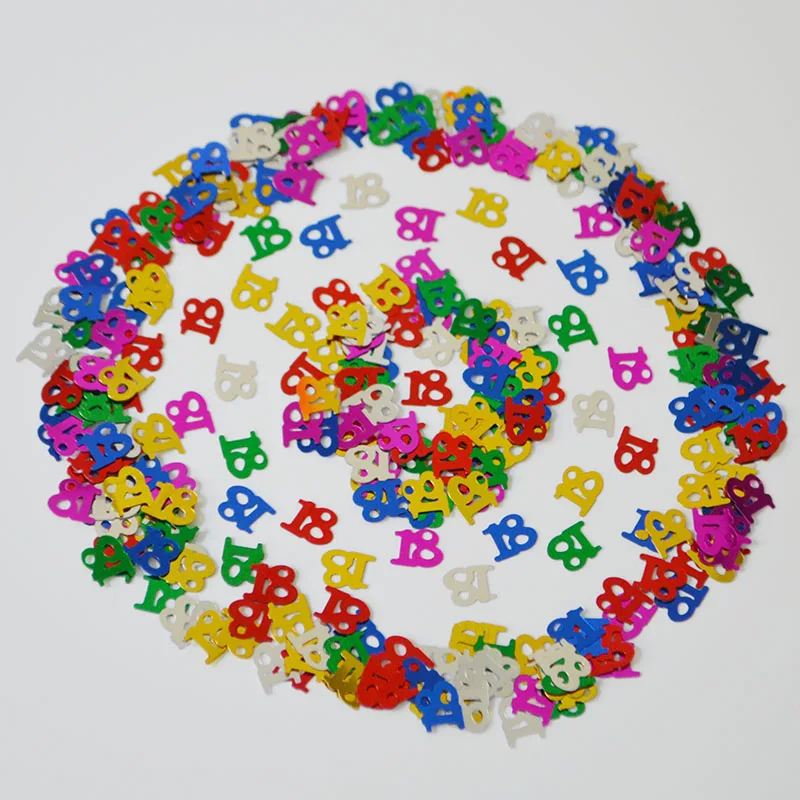 Украшения для вечеринки в день рождения 15 г 18 лет|confetti numbers|confettis happy birthdayconfetti party |