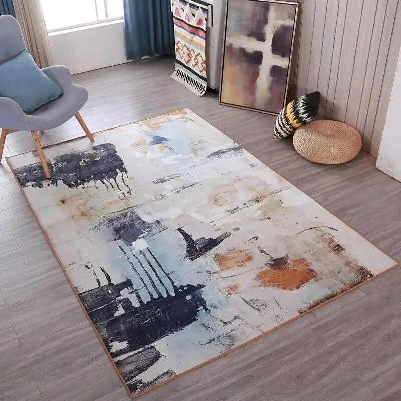 Новые современные мягкие коврики для гостиной спальни металлический ковер