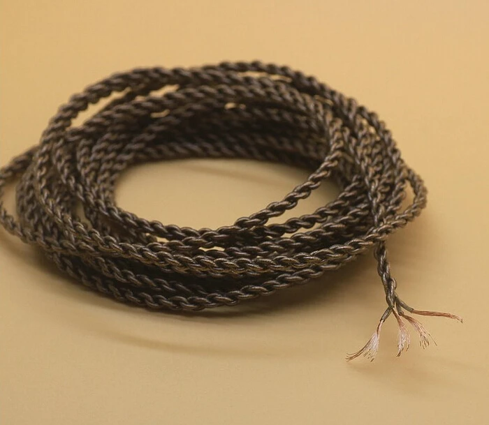 

free shipping Single crystal copper wire DIY headphone cable IE800 wire without plug 20 meter
