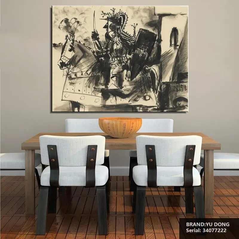 Пикассо Портрет Абстрактная Живопись маслом Рисование искусство Спрей Без Рамы