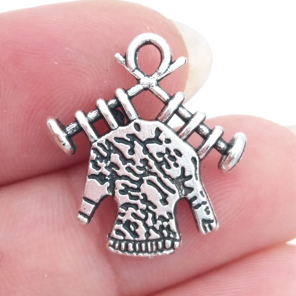 Подвеска для свитера из цинкового сплава 19 х17 мм 1 4 г|pendant diy|craft pendantcharm antique silver |