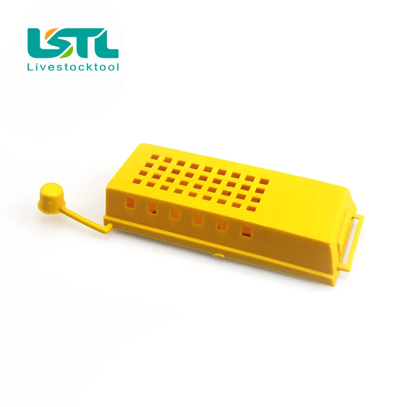 

50 pcs Bee Cages Beekeeping Apiculture Professional Transport Plastic Bee Cages Box for Bees Queen Bee Isolation
