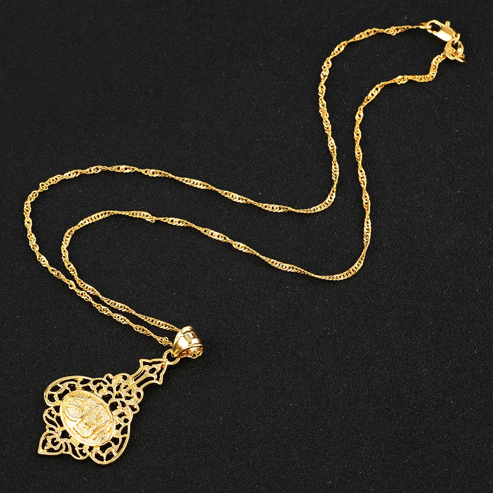 Золотая подвеска Ethlyn лах мусульманские товары модные подарки для женщин и мужчин