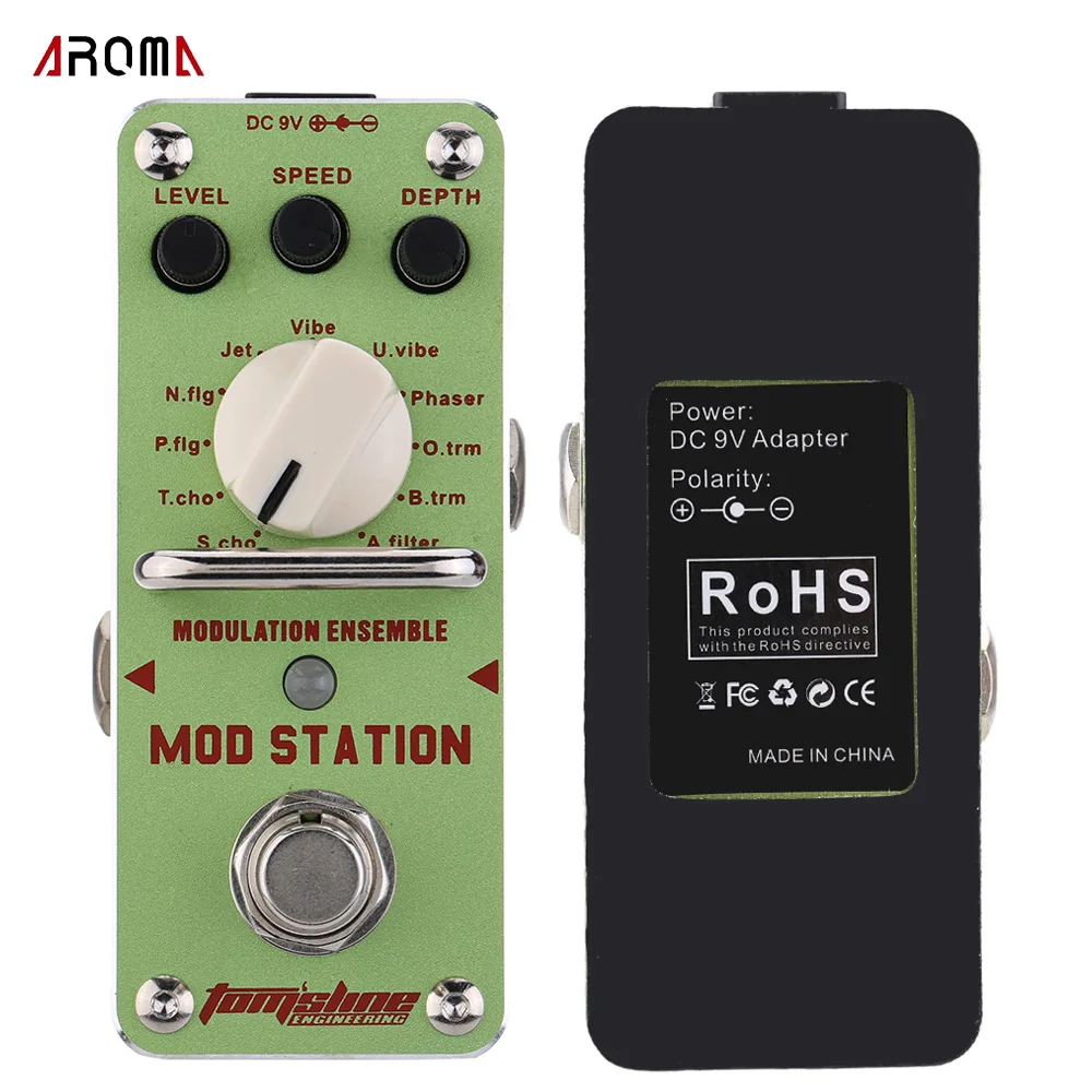 Арома AMS 3 мод станция модуляции ансамбль педаль эффектов для электрогитары мини