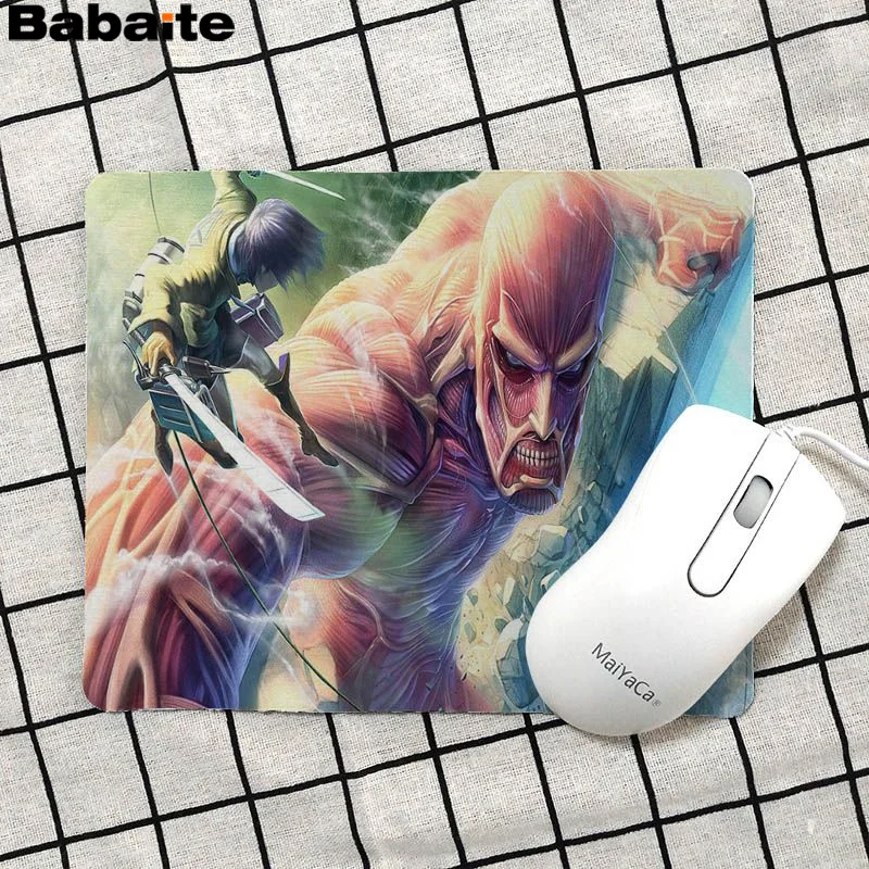 Babaite Cool New Attack On The Titans красивый коврик для мышки в стиле аниме Лидер продаж оптовая