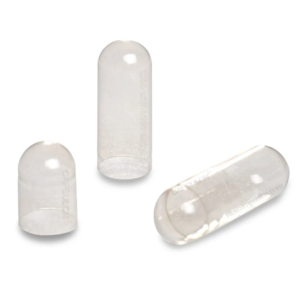 

(10,000pcs/pack) Size 2 Clear Empty Vegetable capsules HPMC, Medicine Capsule, Separated or Joined capsule