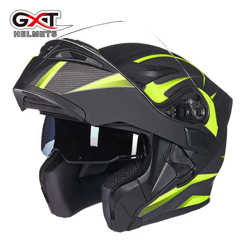 Мотоциклетный шлем на все лицо GXT 902 мужской женский высокобезопасный модульный
