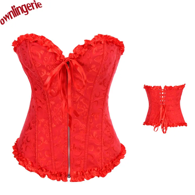 Женский корсет в стиле стимпанк готический со шнуровкой на талии и 5 видов