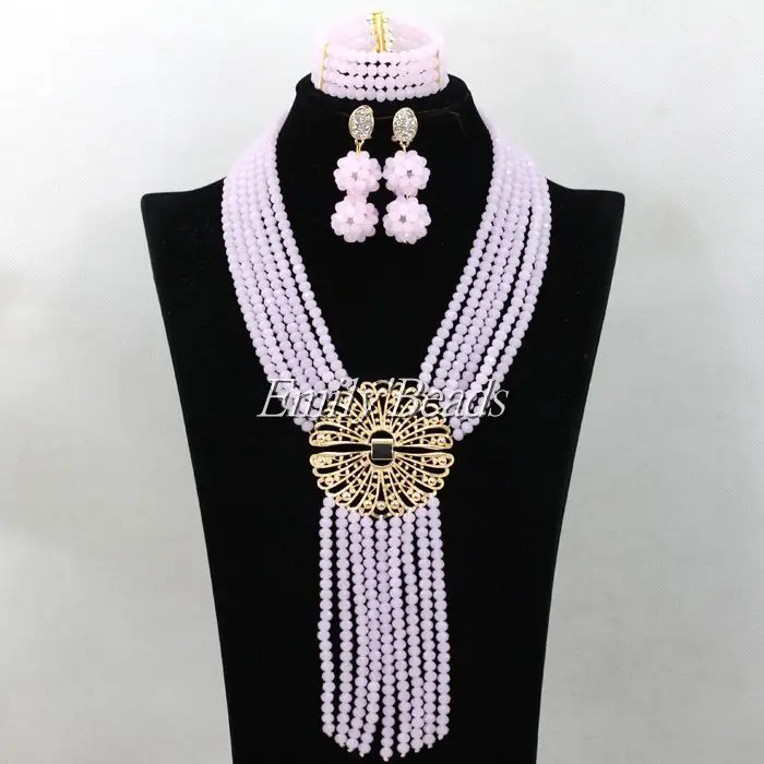 Комплект из колье серёг и с кристаллами | Украшения аксессуары