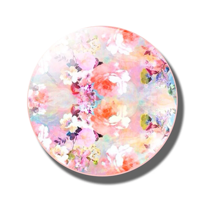 PACK OF 3 Магнит на холодильник в форме цветка художественный стеклянный кабошон 30 мм набор магнитов на холодильник наклейки на холодильник доска для сообщений креативный домашний декор - Цвет: PACK OF 3