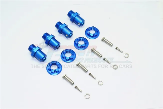

1/10 TRAXXAS trx-4 ALUMINUM 17MM HEX ADAPTERS FOR FRONT and REAR