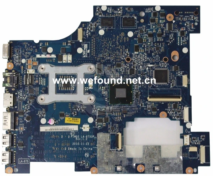 

laptop Motherboard For G570 LA-6753P system mainboard, Fully Tested