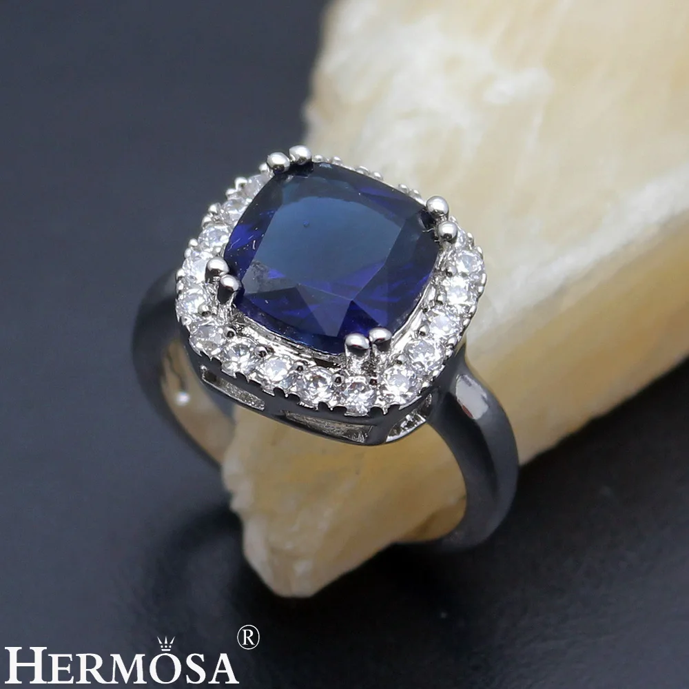 Hermosa Grace подарок блестящие королевские женские ювелирные изделия модное кольцо