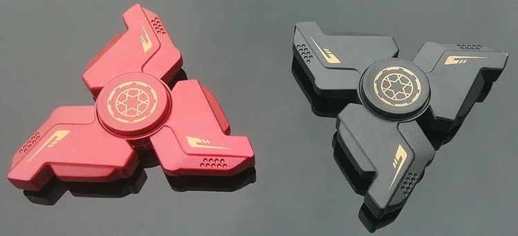 Спиннинг Топ ручной Спиннер для пальцев металлический сплав EDC Tri-Spinner Непоседа DIY эластичные игрушки артефакт Спорт на открытом воздухе