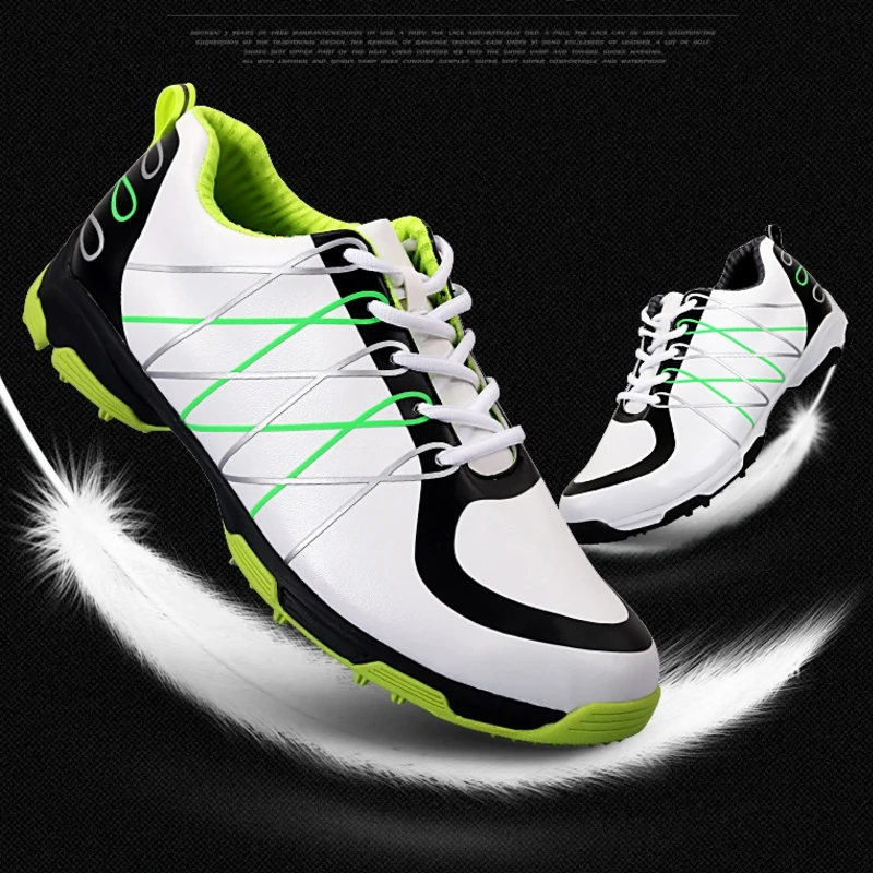 Pgm/мужские водонепроницаемые кроссовки для гольфа легкие спортивные на подушке