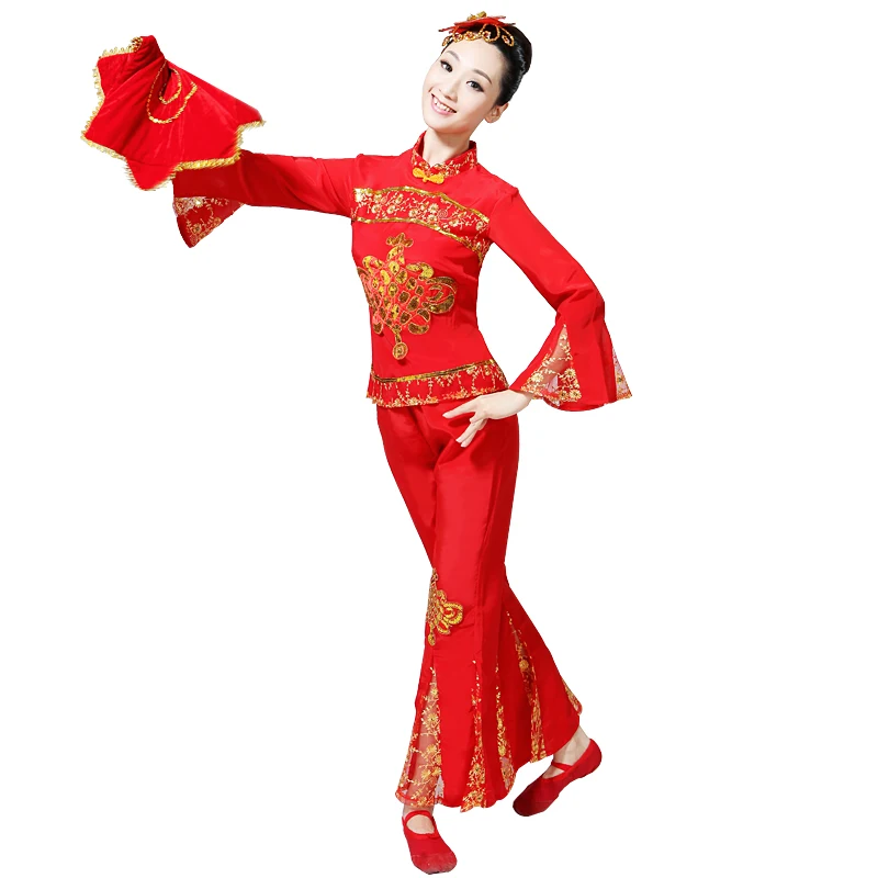 Женский танцевальный костюм hanfu хора для выступлений праздничный | Тематическая