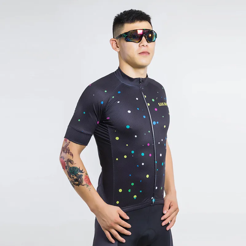 Weimostar 2017 Велоспорт Джерси Топ дышащая короткая велосипедная одежда Летний