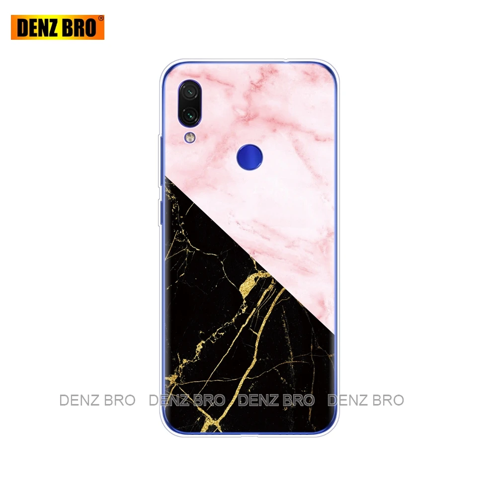 34604 Чехол-бампер для Xiaomi Redmi Note 7 pro, силиконовый мягкий ТПУ с рисунком, чехол для Xiaomi Redmi Note 7, 6,3 дюймов, Fundas Redmi Note7 - Цвет: 34604