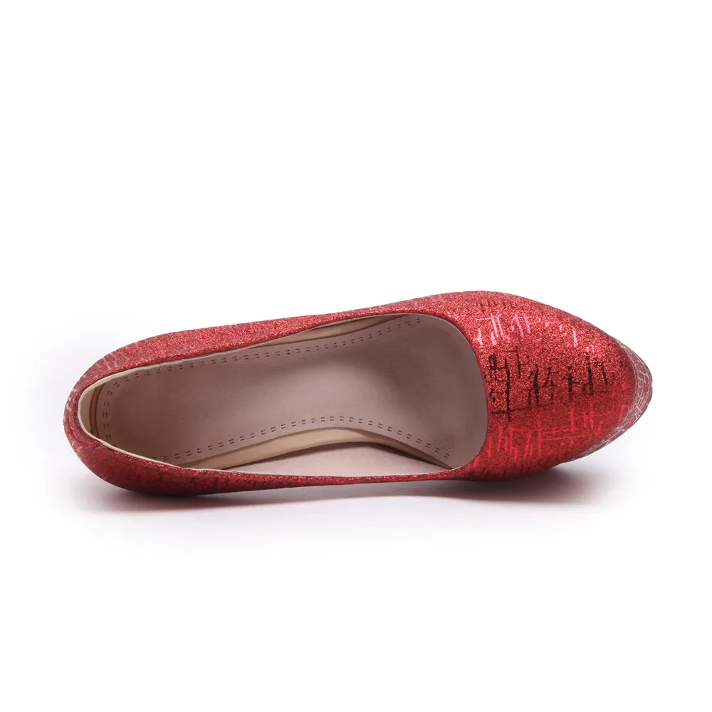 

ASUMER red sliver fashion ladies wedding prom shoes sexy thin heel super high platform elegant women high heels shoes