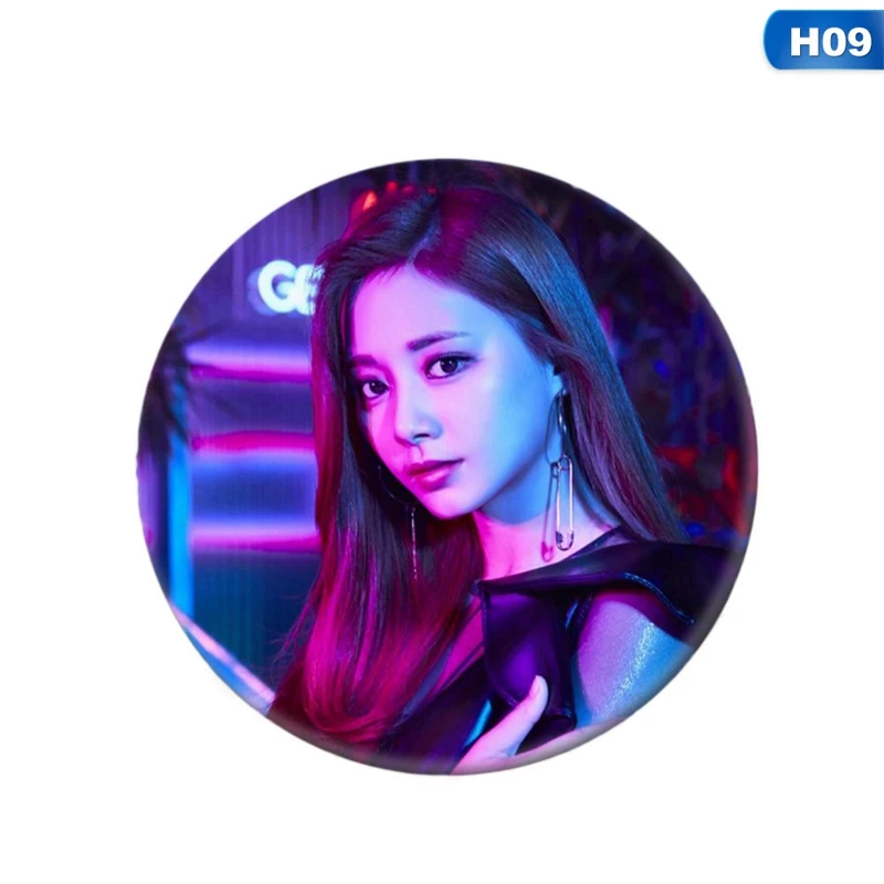 KPOP TWICE JYPNation Фотокнига TZUYU NAYEON SANA MINA DAHYUN значок с фото булавки броши для одежды шляпа рюкзак