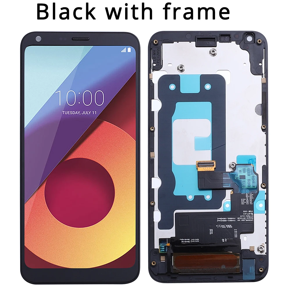 5,5 '' для LG Q6 LG-M700 M700 M700A US700 M700H M703 M700Y ЖК-дисплей дисплей+ кодирующий преобразователь сенсорного экрана в сборе с рамкой