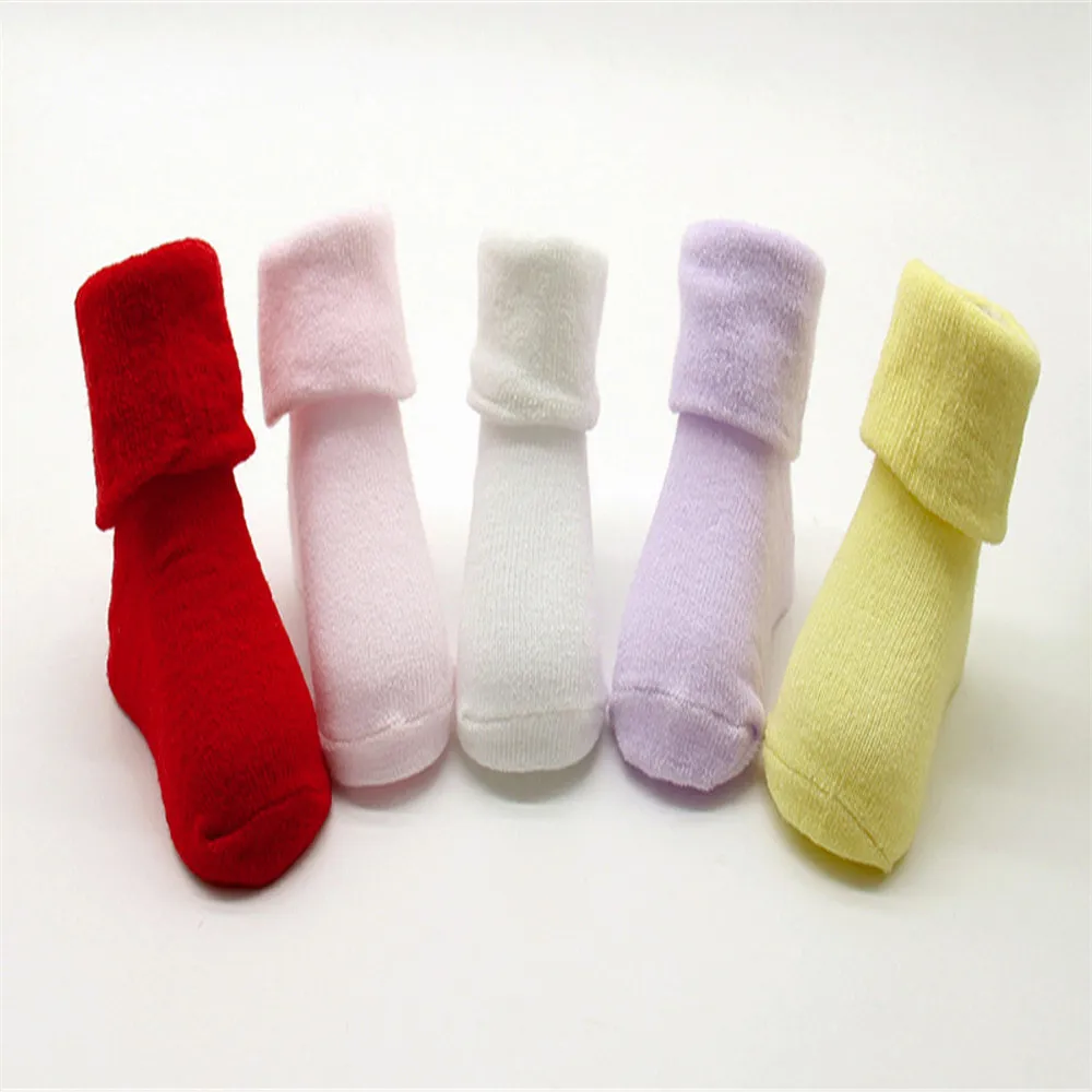 LONSANT New Hot Baby Girls Boys Cartoon Newborn Kids Comfortable Solid Cute Cotton Sock Slippers Warm Ankle Socks | Детская одежда и