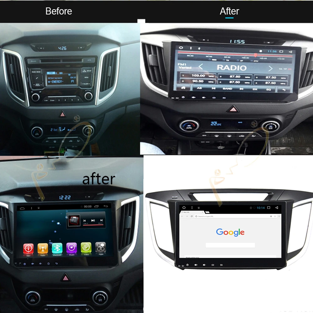 Автомобильный GPS Navi Android 7 1/8 0 для Hyundai Creta IX25 Авторадио Навигация головное
