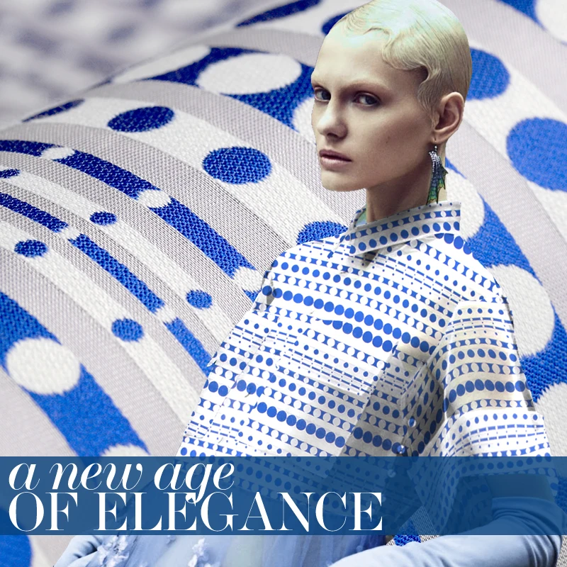 Жаккардовая ткань из органзы в горошек прозрачная для платья оптовая продажа