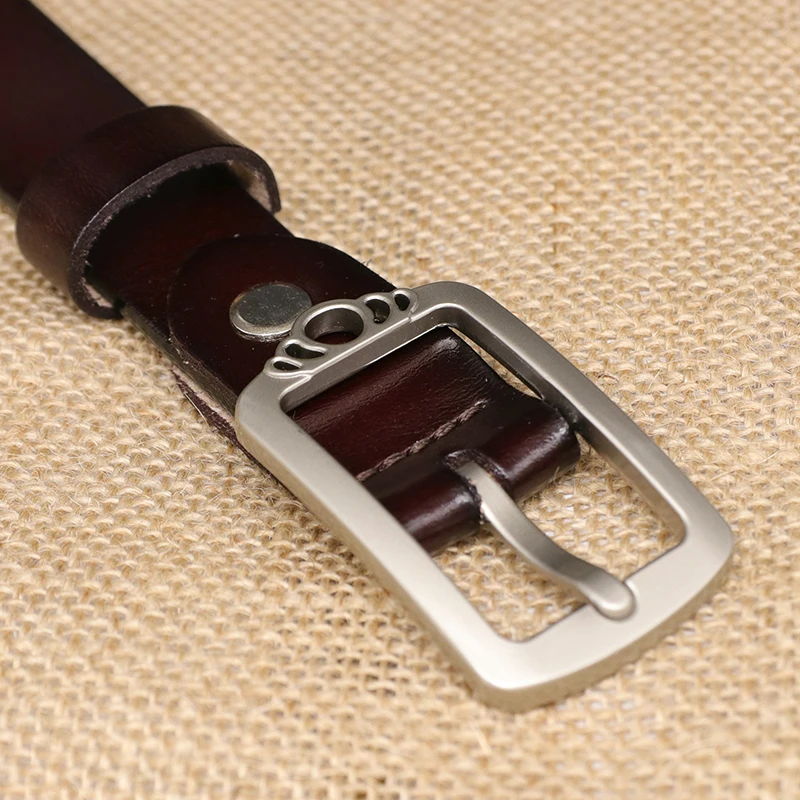 Ремень LFMB из натуральной кожи Женский модный универсальный Пояс воловьей с