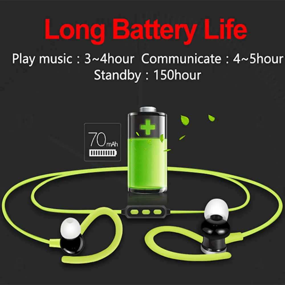 Beseneur Y622 Беспроводные спортивные наушники Bluetooth гарнитуры V4.1 бег стерео музыка HD